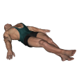 Knee Raise - Oblique Lying Single